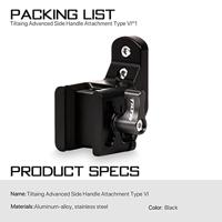 Tilta TA-AHA6-L-B Advanced Left Side Handle Attachment Type VI - zwart - thumbnail