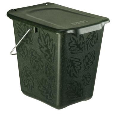 Rotho Groenafvalemmer 7L Donkergroen Rotho Groenafvalemmer 7L Donkergroen