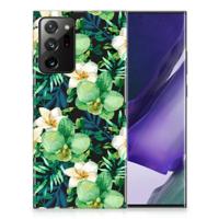 Samsung Galaxy Note20 Ultra | TPU Case | Orchidee Groen - thumbnail