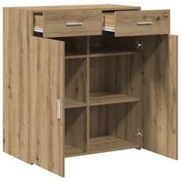 Opslagkast Artisan eikenhout 80x42.5x93.5 cm Bewerkt hout - thumbnail