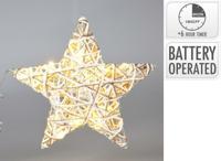 Rope ster led 30 cm - thumbnail