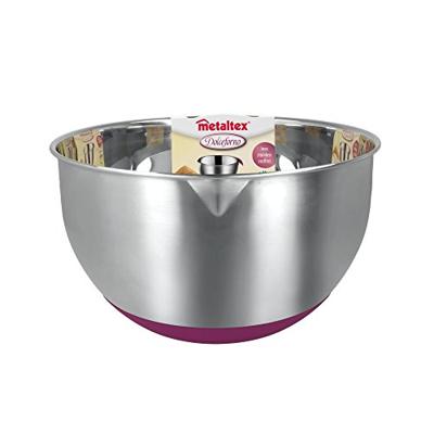 Metaltex Dolceforno Mengkom 4.6L met Antislipbasis RVS/Paars