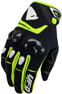 UFO PLAST crosshandschoen "reason gloves ufo reason black/neon yellow gr. m
