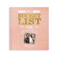 Het Bucketlist boek voor koppels - Gepersonaliseerd - Hardcover - thumbnail