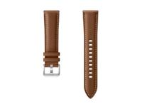 Samsung Stitch lederen armband ET-SLR85, horlogeband voor Galaxy Watch3 met 20 mm brugbreedte, echt lederen armband in bruin - thumbnail