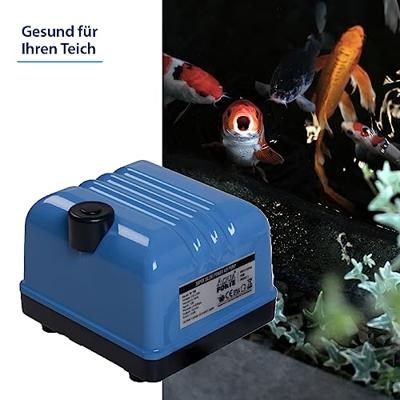 Aquaforte V-20 Luchtpomp - 1200L/h Capaciteit, 15W, Duurzaam Aluminium voor Gezonde Vijvers - thumbnail