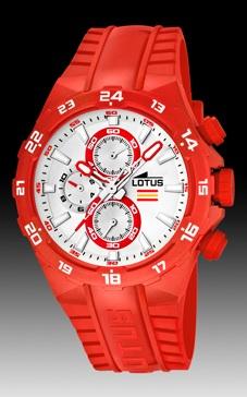 Horlogeband 15800-2 Rubber Rood