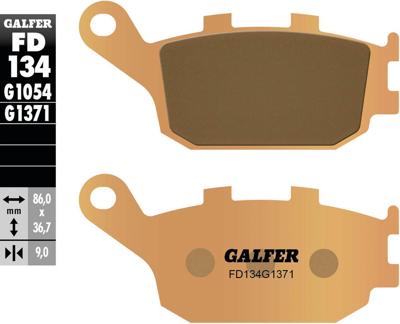 GALFER remblokken "fd134" brake pad fd134 g1371 sintered metal