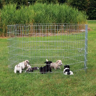 Trixie natura puppyren gegalvaniseerd metaal 8 panelen Trixie natura puppyren gegalvaniseerd metaal 8 panelen