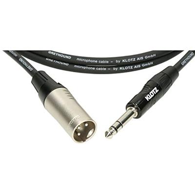 Klotz GRG1MP10.0 Gebalanceerde XLR naar jack kabel 10 meter