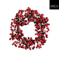Decoratie Krans Rode Bessen 10x40 cm - thumbnail