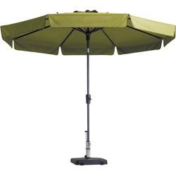 Stokparasol Flores dia. 300 cm sage green zonwering Madison - Madison Stokparasol Flores dia. 300 cm sage green zonwering Madison - Madison