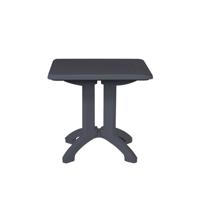 Grosfillex Vega tafel 80x80cm antraciet - thumbnail