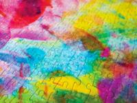 Colourful Abstract Oil Painting Puzzel 1000 Stukjes - thumbnail