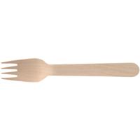 Conpax vork Pure, uit hout, 16,5 cm, pak van 250 stuks - thumbnail