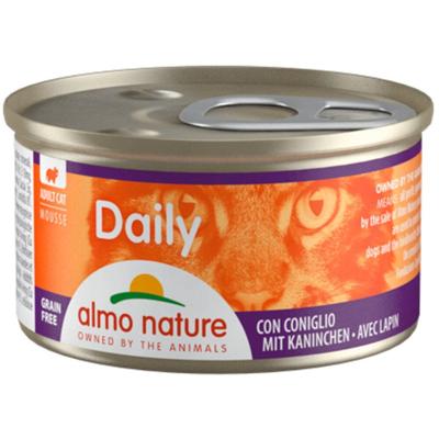 Almo Nature Daily Mousse met konijn natvoer kat (85 g) 24 x 85 g Almo Nature Daily Mousse met konijn natvoer kat (85 g) 24 x 85 g