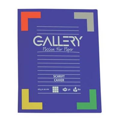 Gallery schrift, ft 16,5 x 21 cm, geruit 5 mm, 72 bladzijden