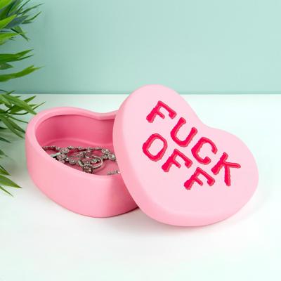 Snoephart sieradenbakje - Fuck Off