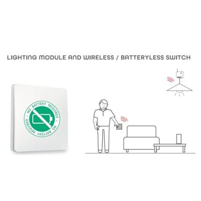 Verlichtingsmodule en schakelaarset - CHACON - 54666 - Draadloos - Zonder batterijen