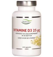 Nutrivian Vitamine D3 25mcg 100 Capsules - thumbnail