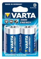 2 x Varta High Energy Alkaline Mono D batterijen - thumbnail
