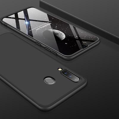 GKK drie stadia splicing volledige PC Case voor Galaxy M30/A40s (zwart)