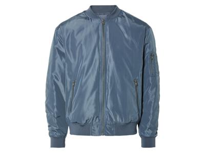 LIVERGY Heren bomberjack (Blauw, L)