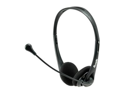 Equip 245305 usb headset, headset, head-band, office/call center, black, binaural, in-line control u
