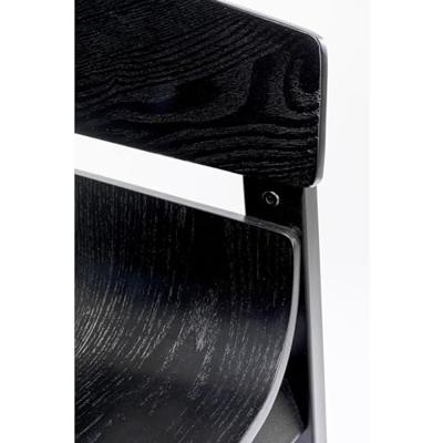 Kare Design Biarritz Stoel met armleuningen zwart