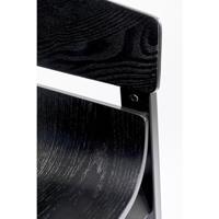 Kare Design Biarritz Stoel met armleuningen zwart - thumbnail