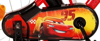 Disney cars kinderfiets - jongens - 14 inch - rood