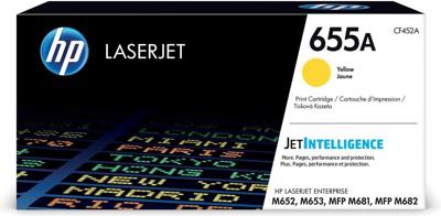 HP toner 655A, 10 500 pagina's, OEM CF452A, geel HP toner 655A, 10 500 pagina's, OEM CF452A, geel