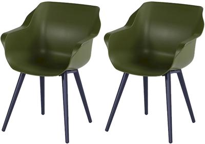 Sophie Studio dining armstoel Black / Moss