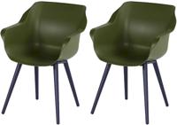 Sophie Studio dining armstoel Black / Moss - thumbnail