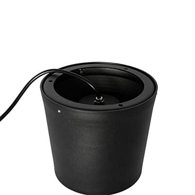 QAZQA Moderne tuinspot zwart rond IP65 AR111 - Lennard QAZQA Moderne tuinspot zwart rond IP65 AR111 - Lennard