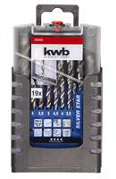 Borenset silver 1-10 mm 19dlg KWB - Kwb - thumbnail