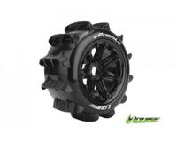 Louise B-Paddle Achterbanden Set - Velgen Zwart - Hex 24mm - thumbnail