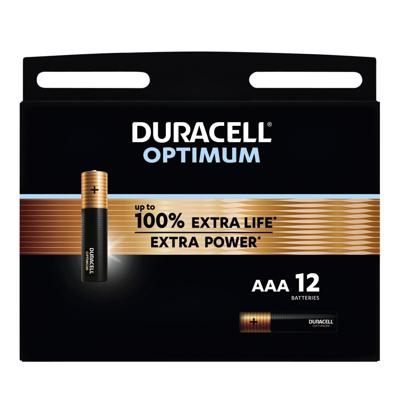 Duracell Optimum AAA batterijen (12) Duracell Optimum AAA batterijen (12)