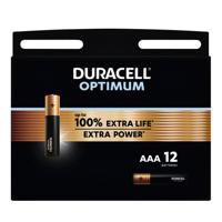 Duracell Optimum AAA batterijen (12) - thumbnail
