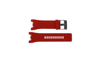 Horlogeband Diesel DZ4288 Silicoon Rood 32mm