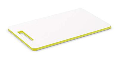 Rotho snijplank 25x15x0.9 cm wit/limoen groen
