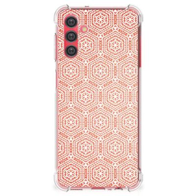 Samsung Galaxy A13 5G | A04s Doorzichtige Silicone Hoesje Pattern Orange Samsung Galaxy A13 5G | A04s Doorzichtige Silicone Hoesje Pattern Orange
