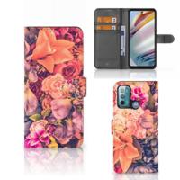 Motorola Moto G60 Hoesje Bosje Bloemen - thumbnail