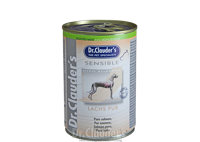 Dr. Clauder's Sensible puur zalm natvoer hond 6 x 375 g - thumbnail