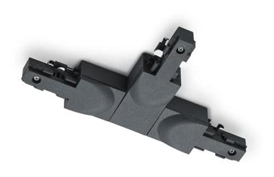 Trio 2-fase T-verbinderDuoline aarde links zwart - 702332A