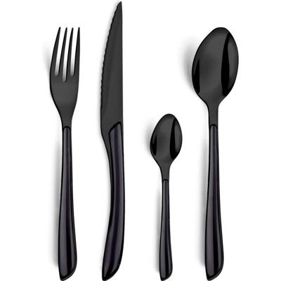 Amefa Bestekset Lumino 6 Delig Zwart Amefa Bestekset Lumino 6 Delig Zwart