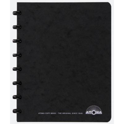 Atoma meetingbook, ft A5, zwart, geruit 5mm