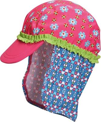 Playshoes zwemcap Bloemen Roze-53 cm