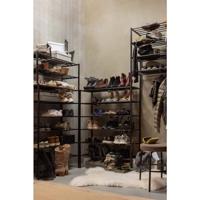 WOOOD Schoenenrek 'Ferro' Stapel van 2 stuks, kleur Zwart - thumbnail