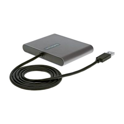 Adapter USB 3.0 naar HDMI Startech USB32HD4 Zwart Grijs 1 m
